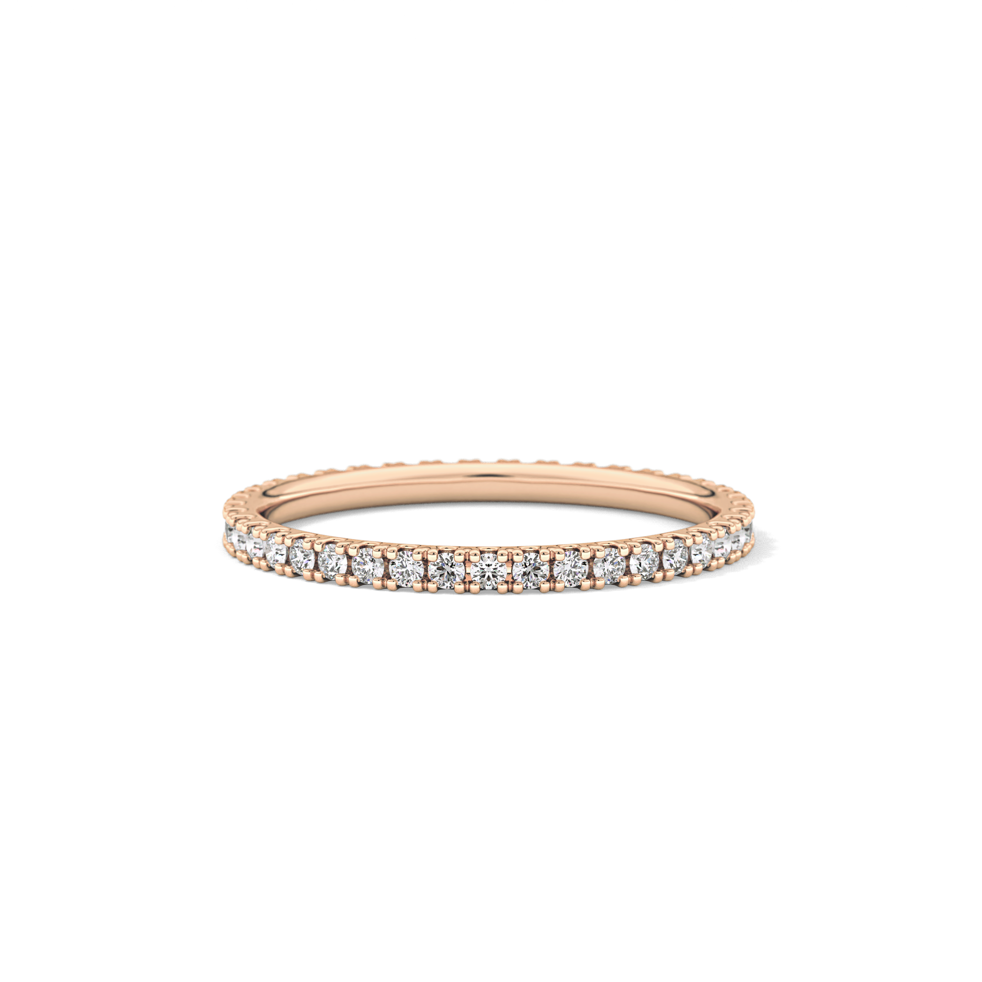 0.36 TCW Round Lab Grown Diamond Wedding Band
