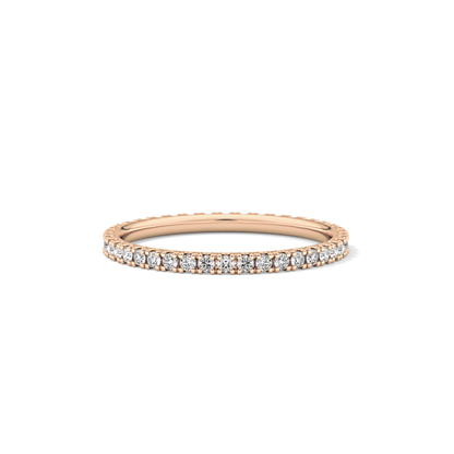 0.36 TCW Round Lab Grown Diamond Wedding Band