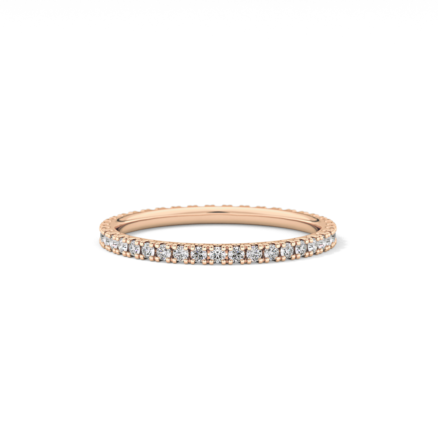 0.36 TCW Round Lab Grown Diamond Wedding Band