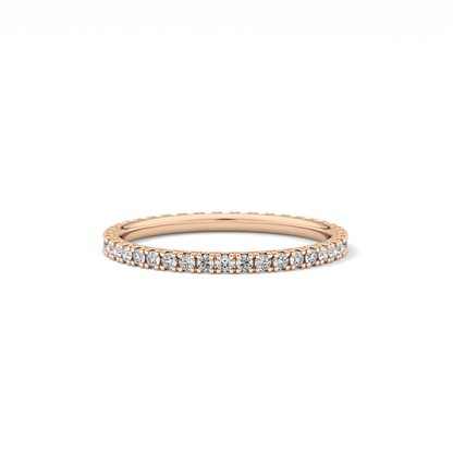 0.36 TCW Round Lab Grown Diamond Wedding Band