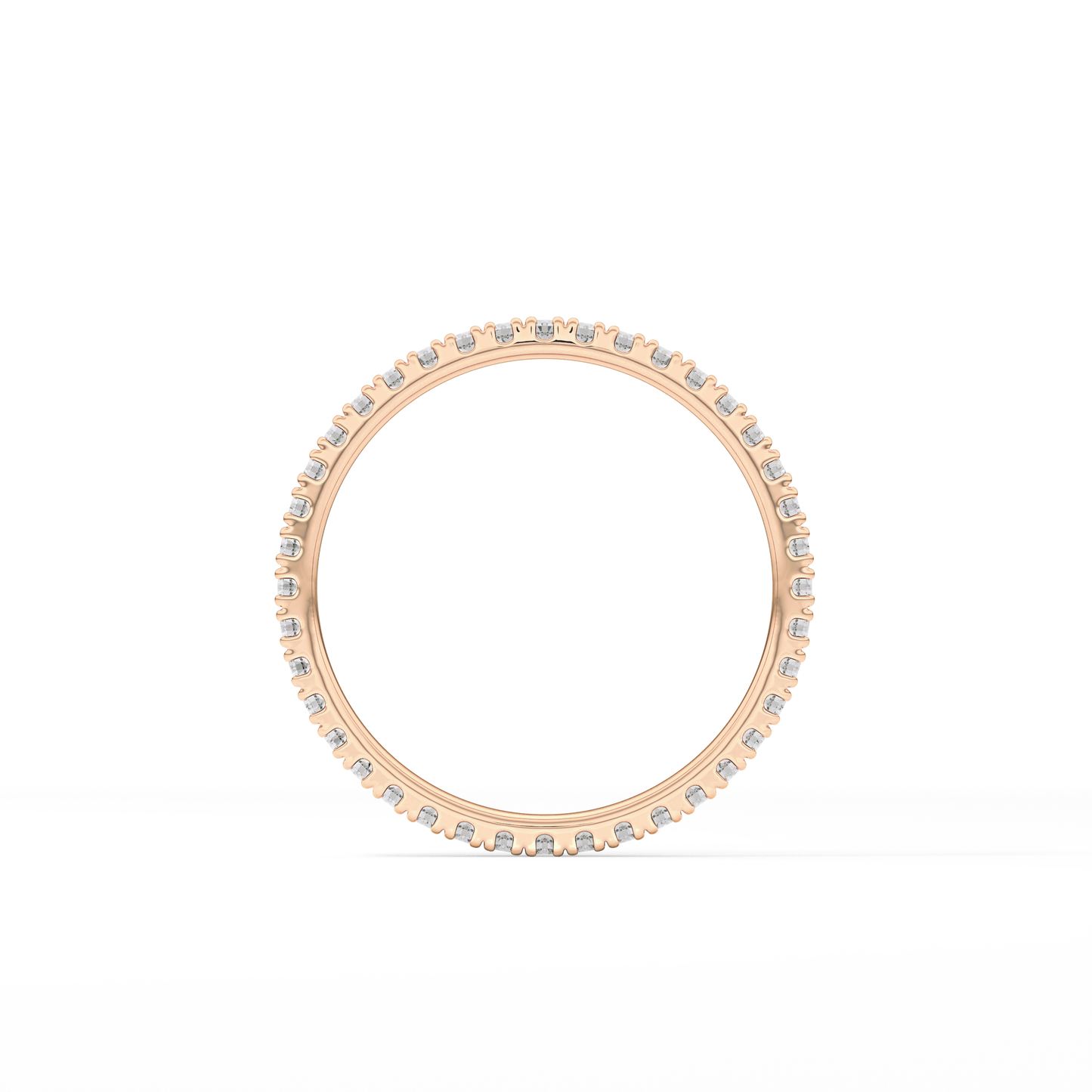 0.36 TCW Round Lab Grown Diamond Wedding Band