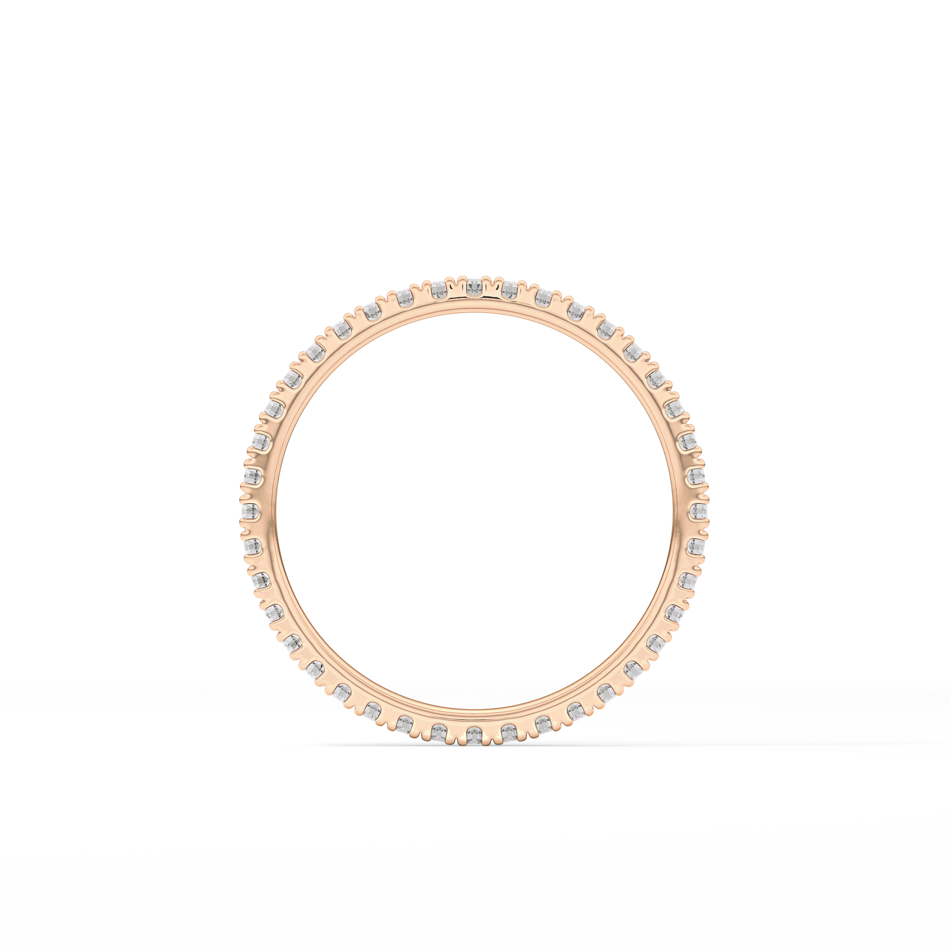 0.36 TCW Round Lab Grown Diamond Wedding Band