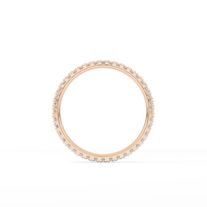 0.36 TCW Round Lab Grown Diamond Wedding Band