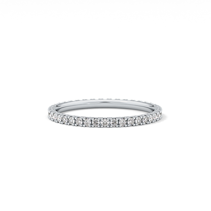 0.36 TCW Round Lab Grown Diamond Wedding Band