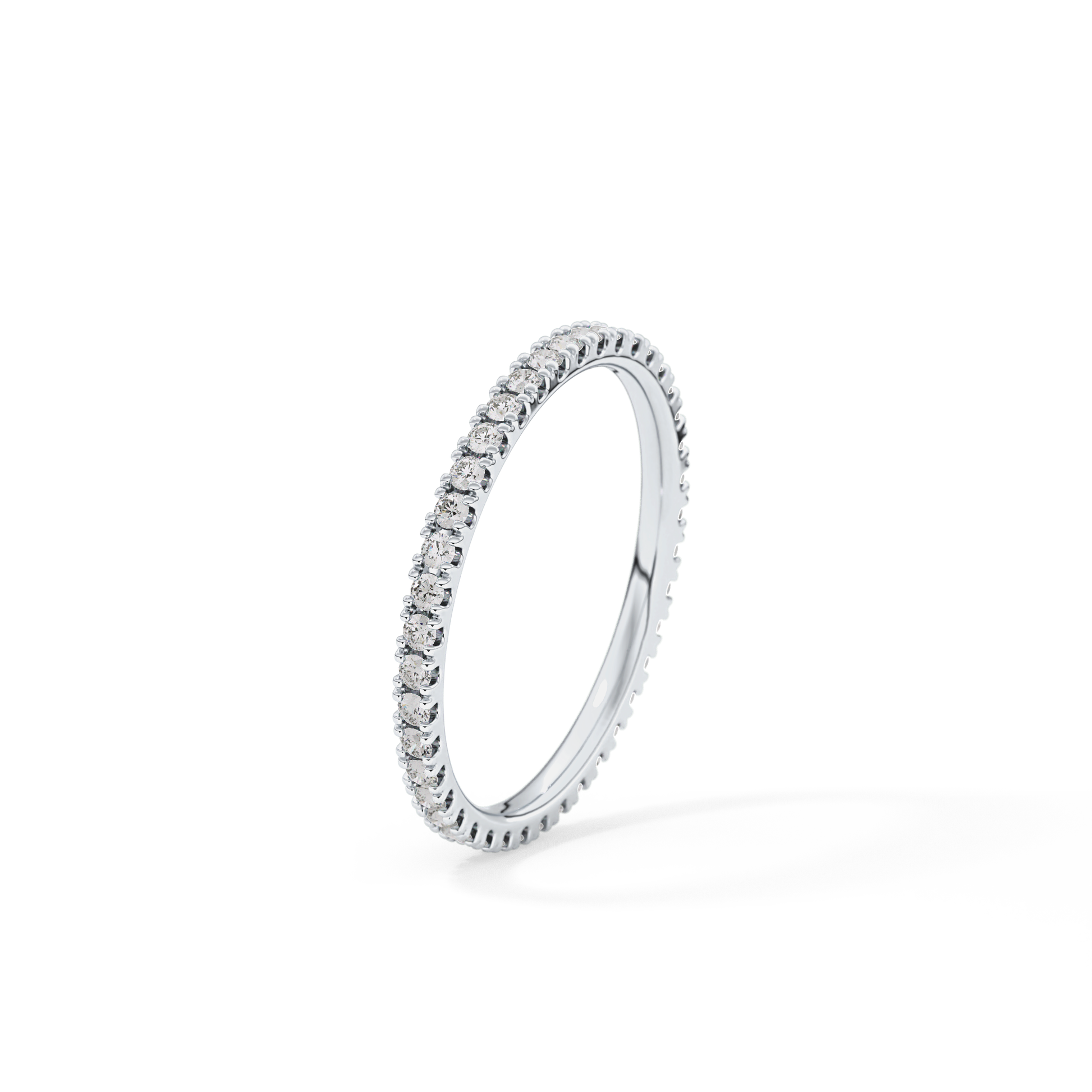 0.36 TCW Round Lab Grown Diamond Wedding Band