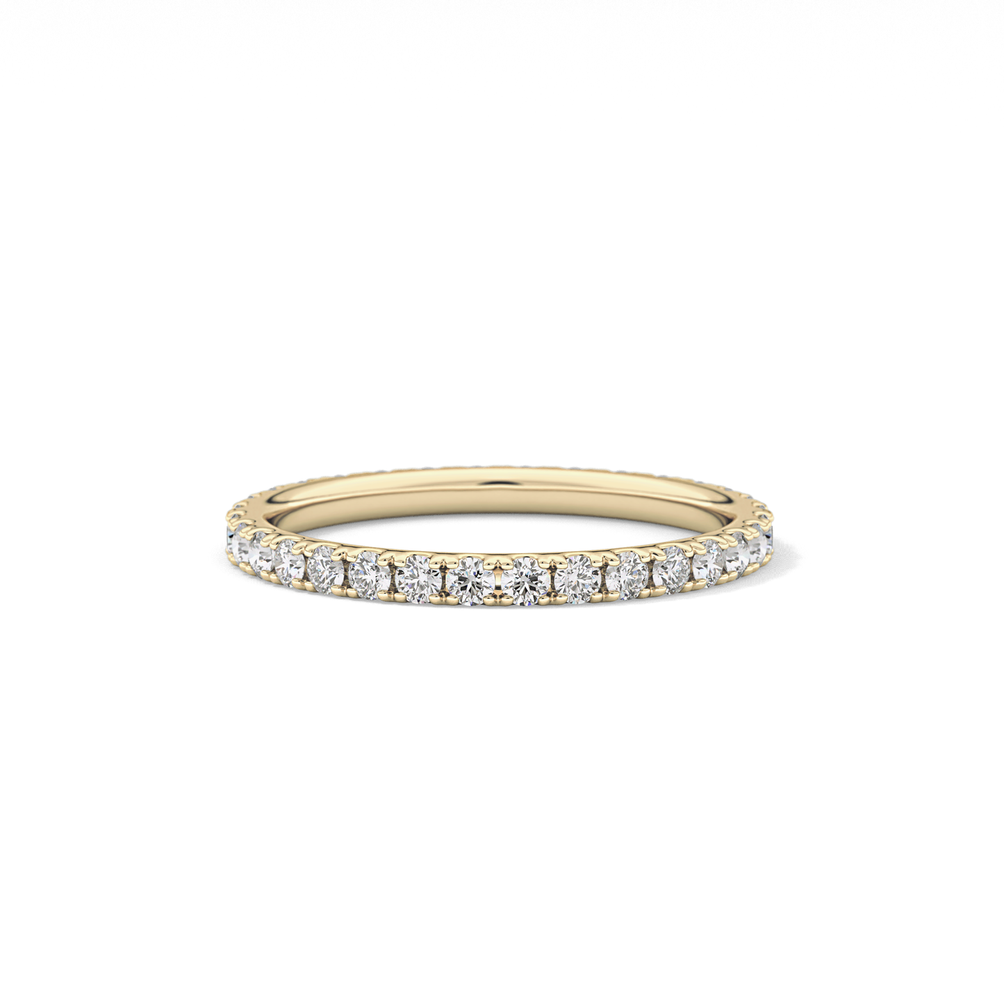 0.74 TCW Round Lab Grown Diamond Wedding Band