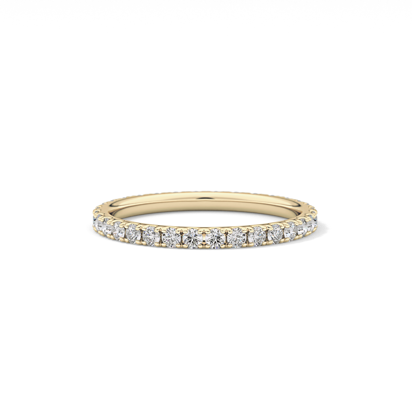 0.74 TCW Round Lab Grown Diamond Wedding Band