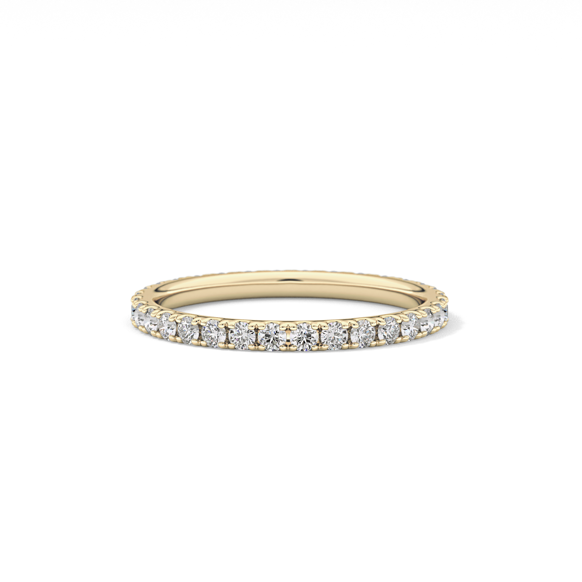 0.74 TCW Round Lab Grown Diamond Wedding Band