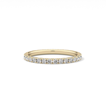0.74 TCW Round Lab Grown Diamond Wedding Band