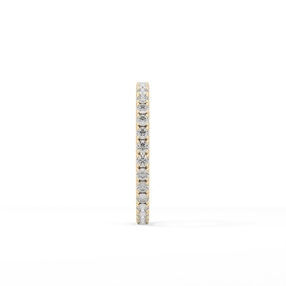 0.74 TCW Round Lab Grown Diamond Wedding Band