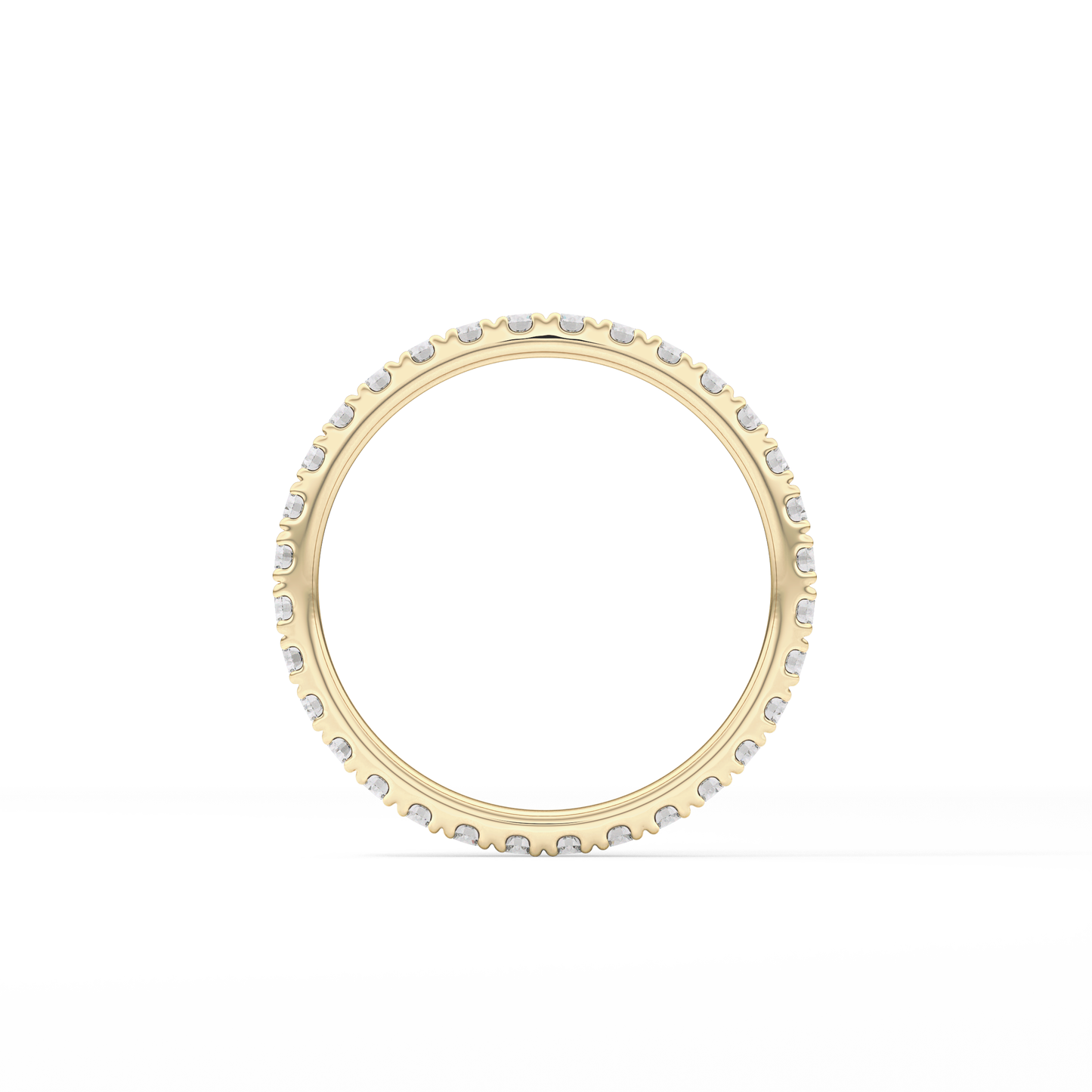 0.74 TCW Round Lab Grown Diamond Wedding Band