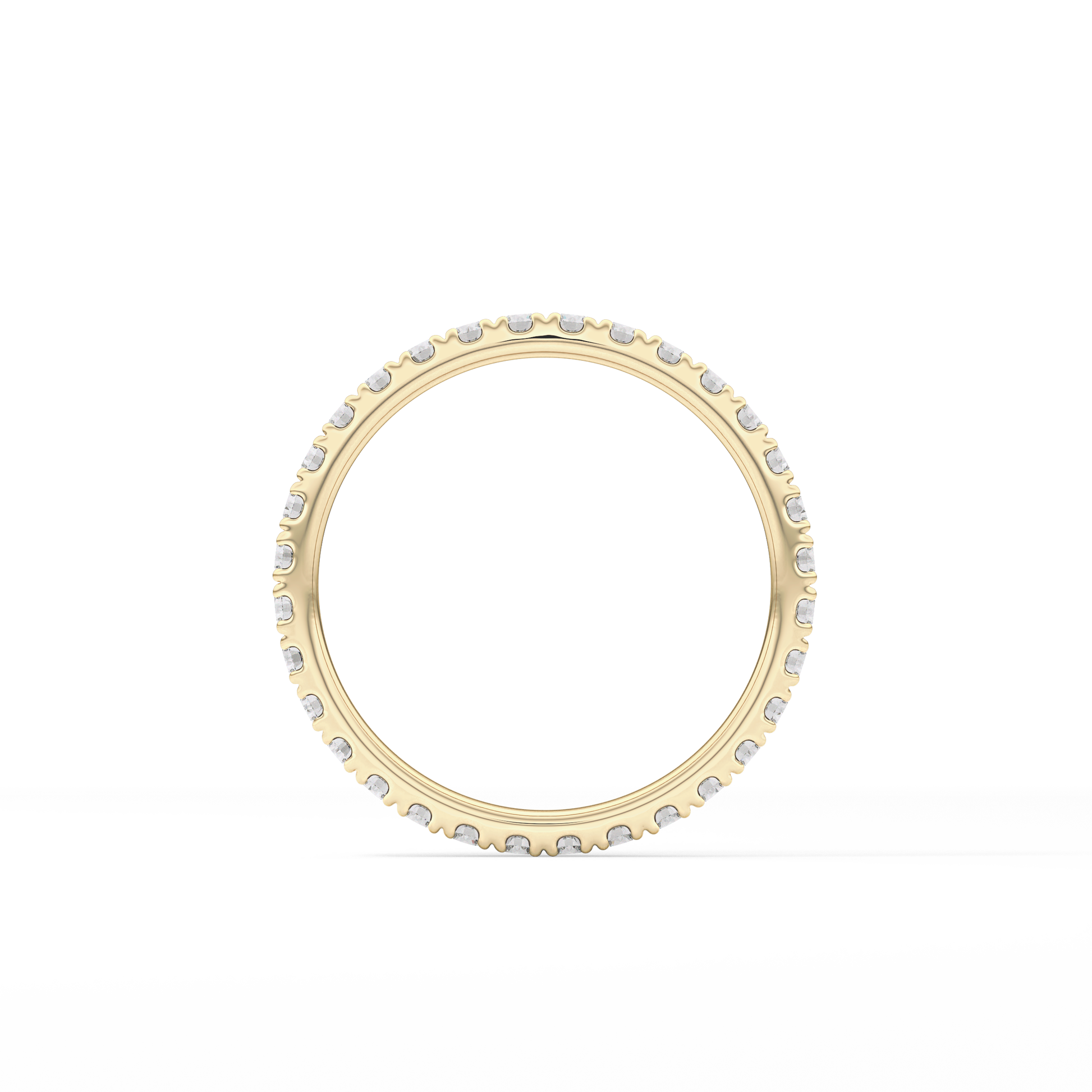 0.74 TCW Round Lab Grown Diamond Wedding Band