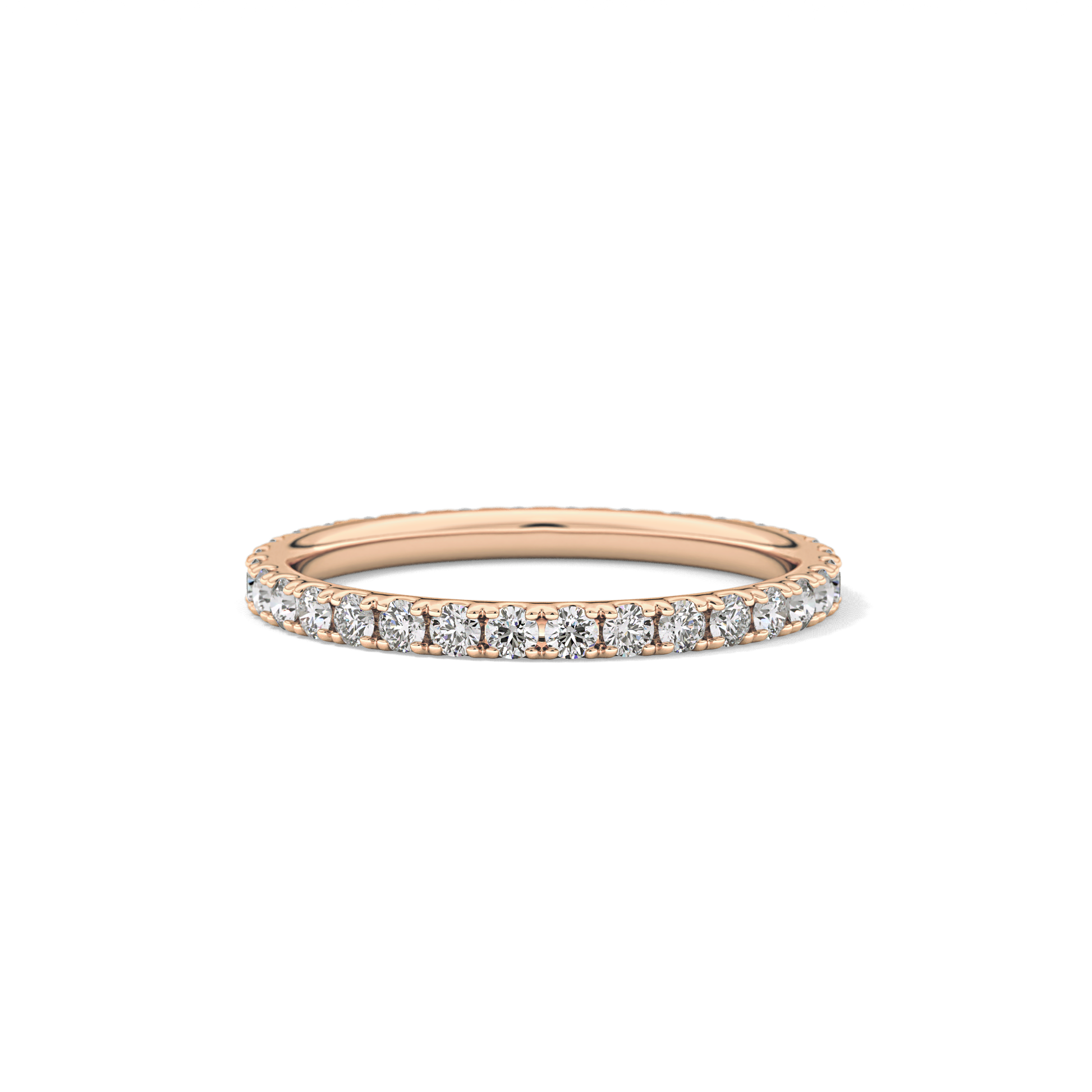0.74 TCW Round Lab Grown Diamond Wedding Band