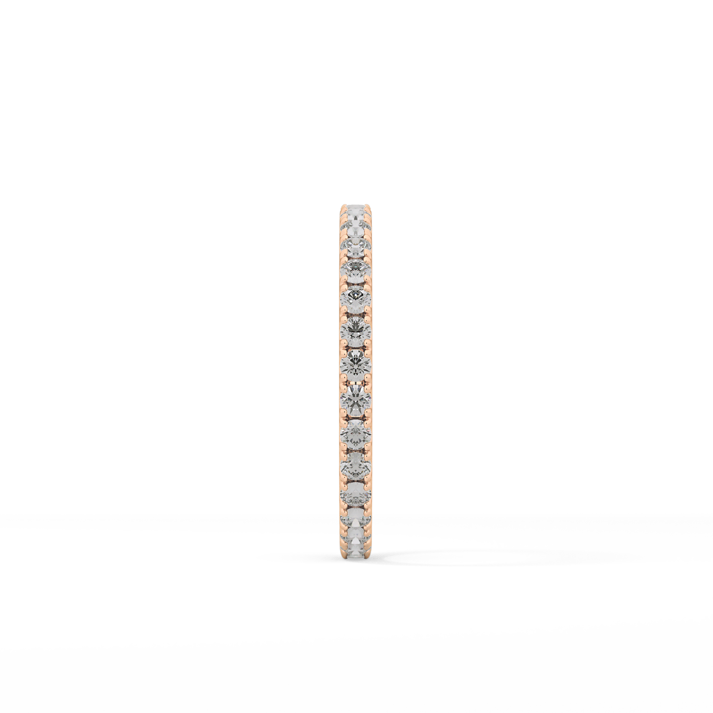 0.74 TCW Round Lab Grown Diamond Wedding Band