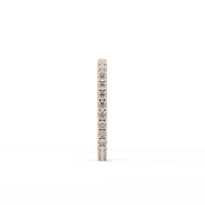 0.74 TCW Round Lab Grown Diamond Wedding Band