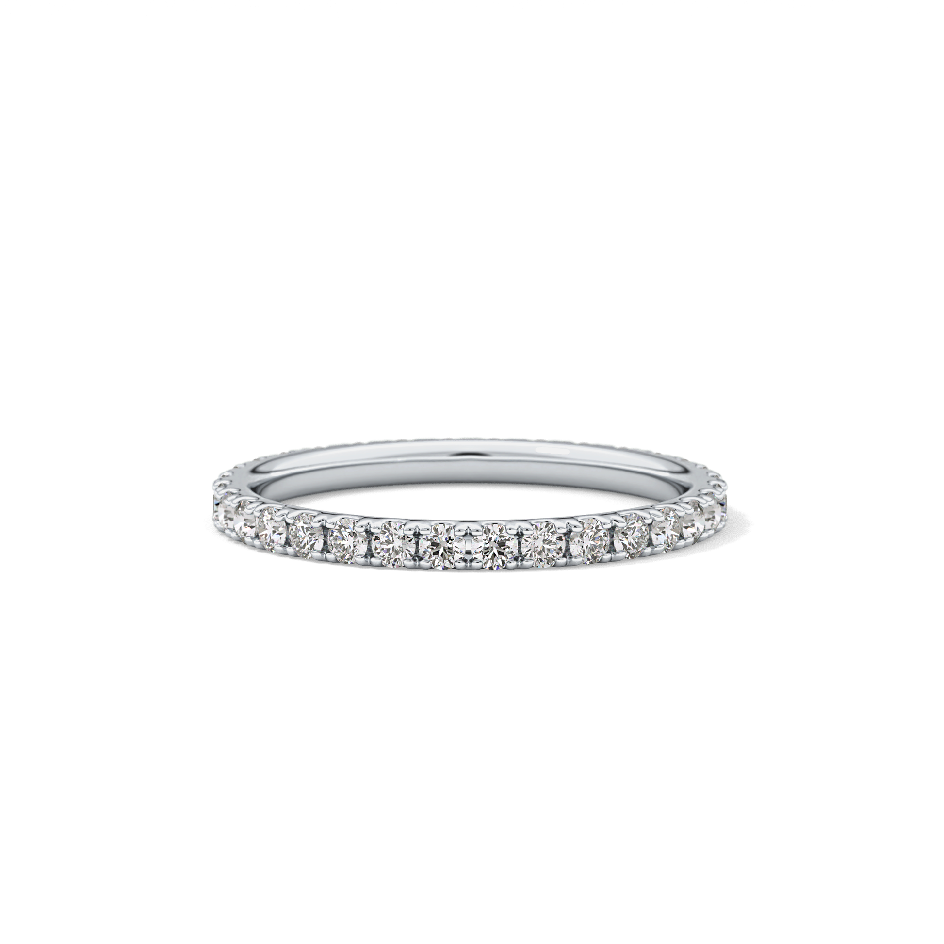 0.74 TCW Round Lab Grown Diamond Wedding Band