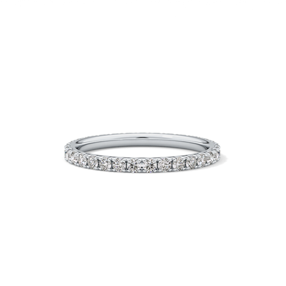 0.74 TCW Round Lab Grown Diamond Wedding Band