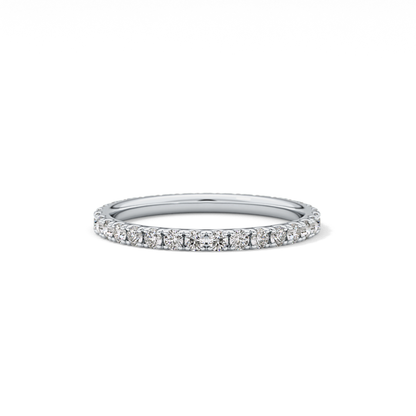 0.74 TCW Round Lab Grown Diamond Wedding Band