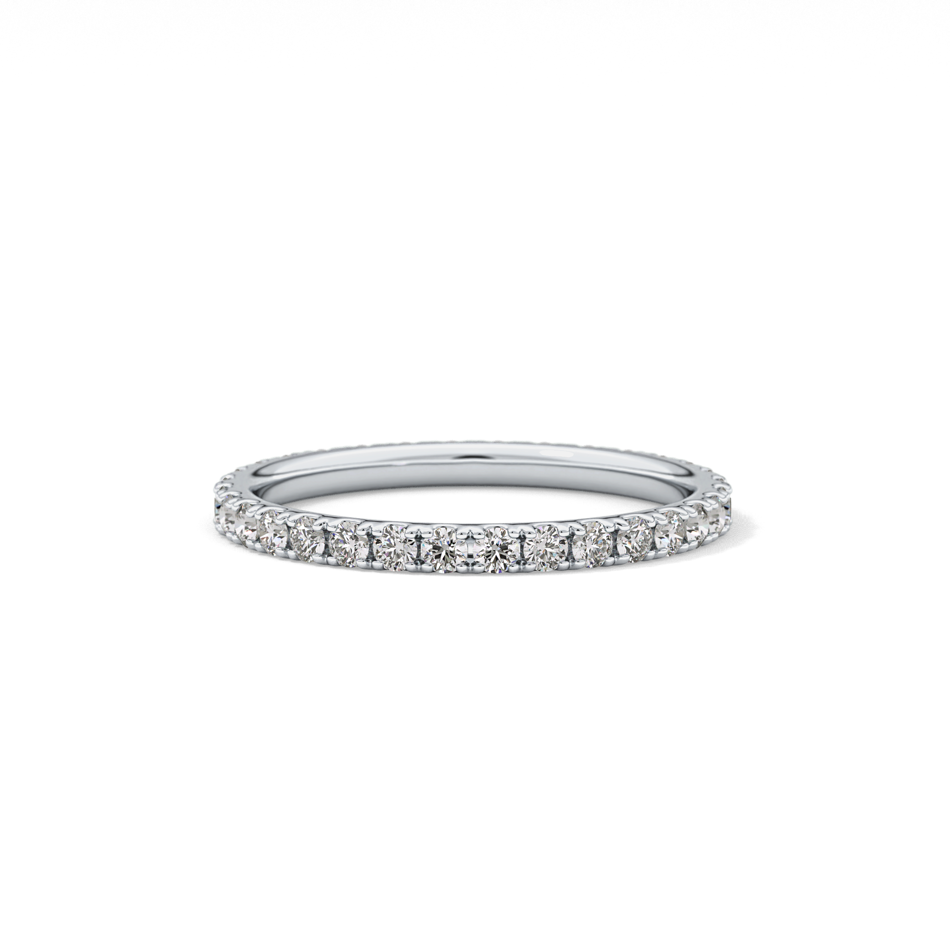 0.74 TCW Round Lab Grown Diamond Wedding Band