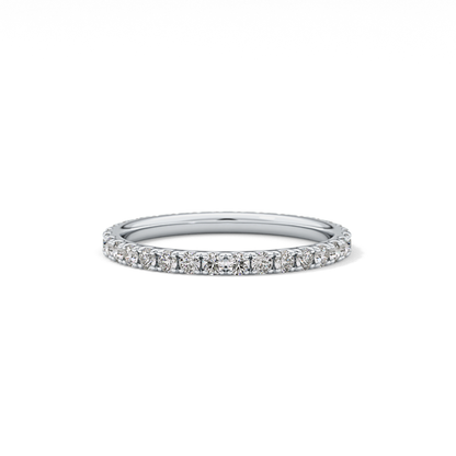 0.74 TCW Round Lab Grown Diamond Wedding Band