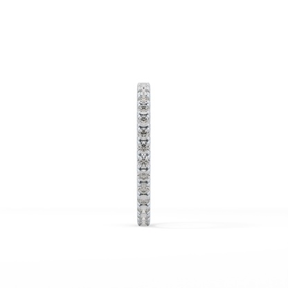 0.74 TCW Round Lab Grown Diamond Wedding Band