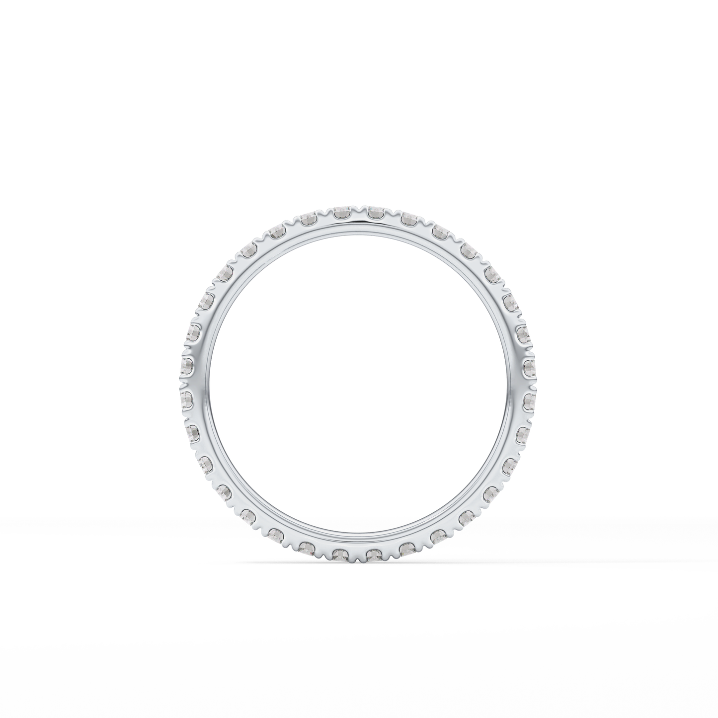0.74 TCW Round Lab Grown Diamond Wedding Band