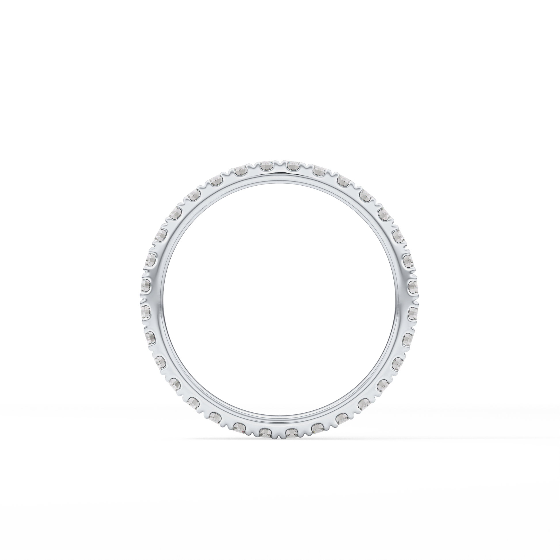0.74 TCW Round Lab Grown Diamond Wedding Band
