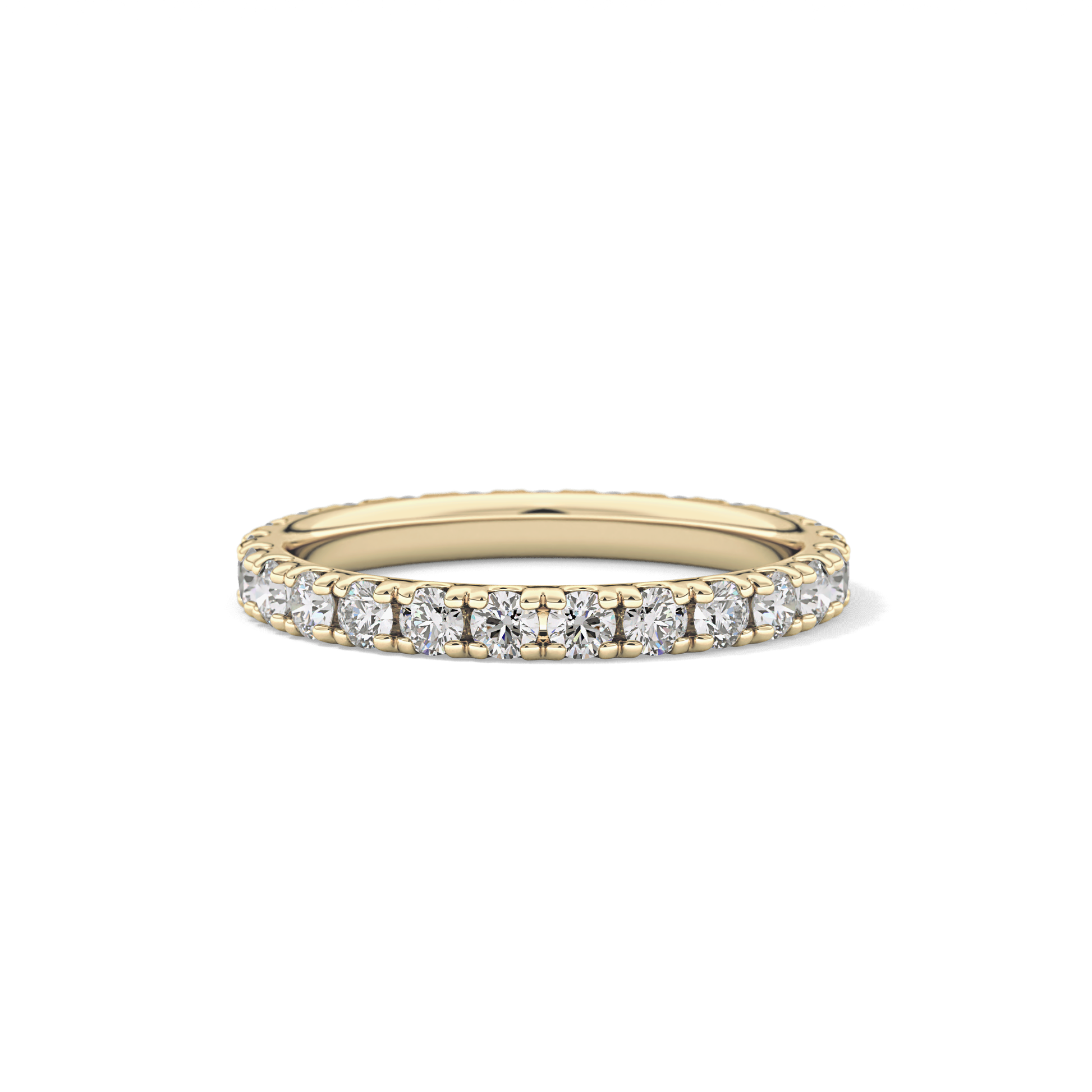 0.84 TCW Round Lab Grown Diamond Wedding Band