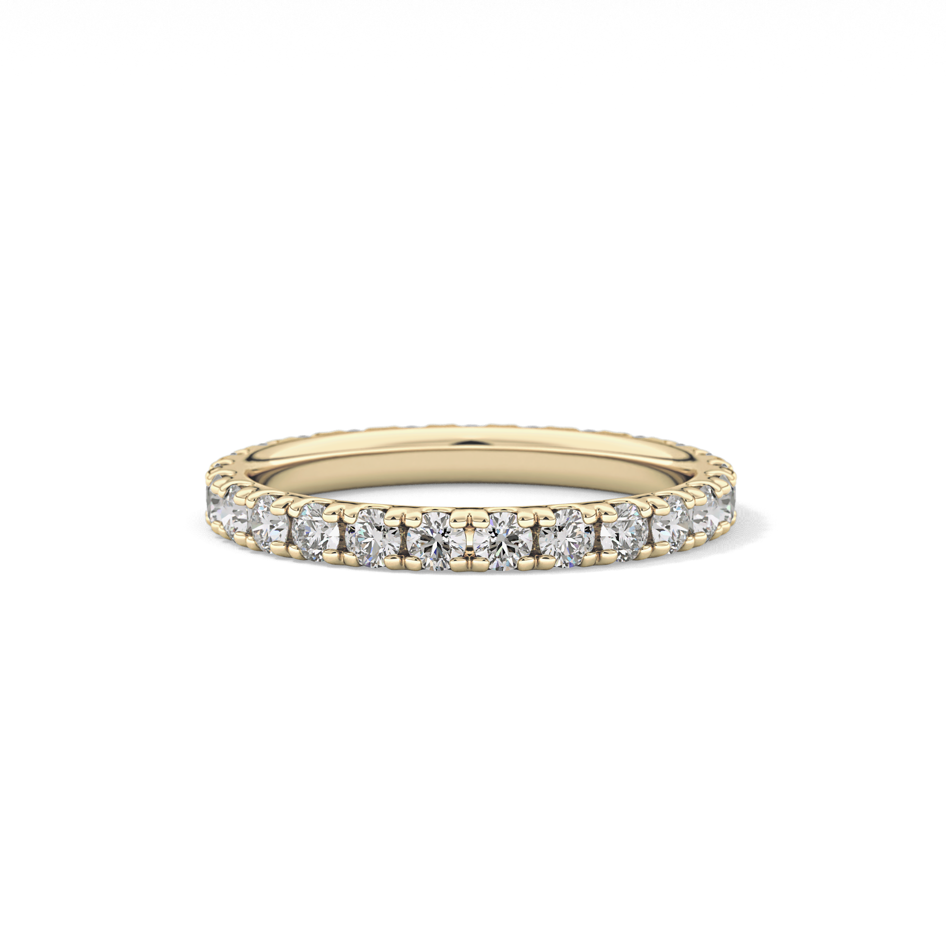 0.84 TCW Round Lab Grown Diamond Wedding Band