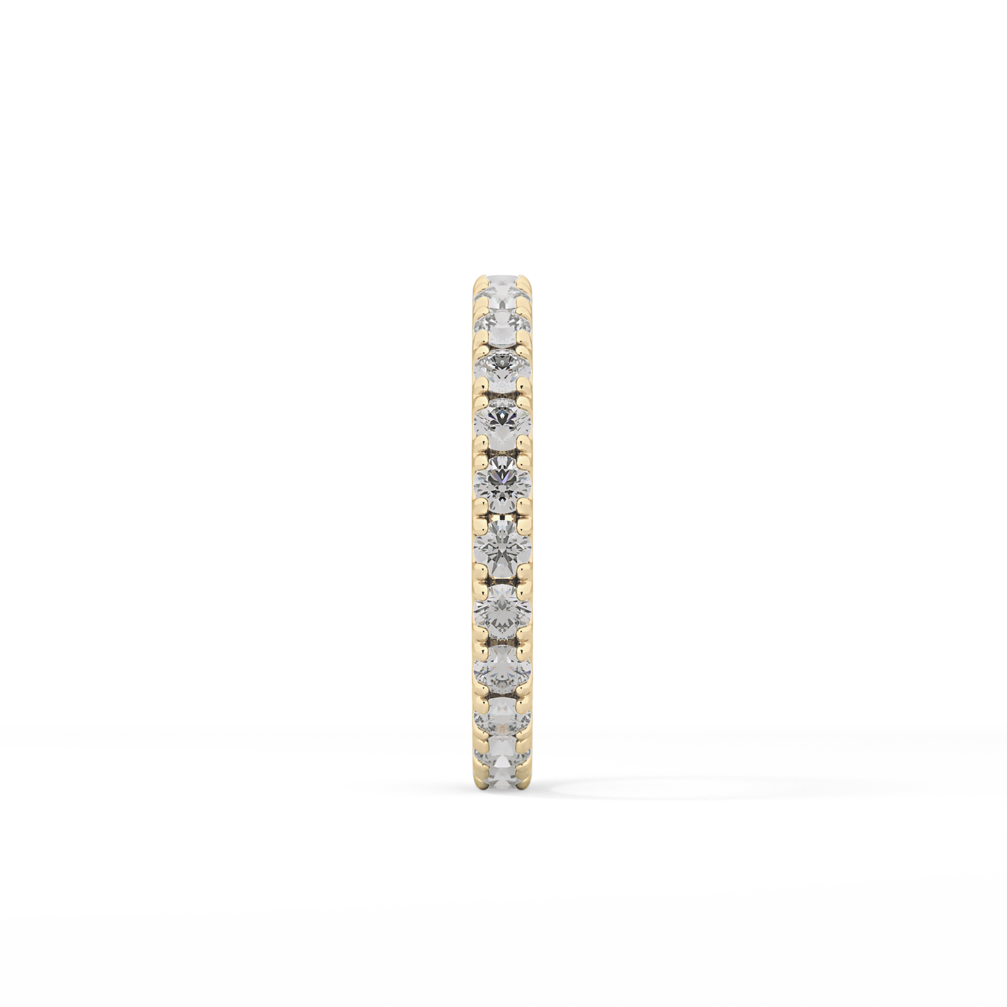 0.84 TCW Round Lab Grown Diamond Wedding Band