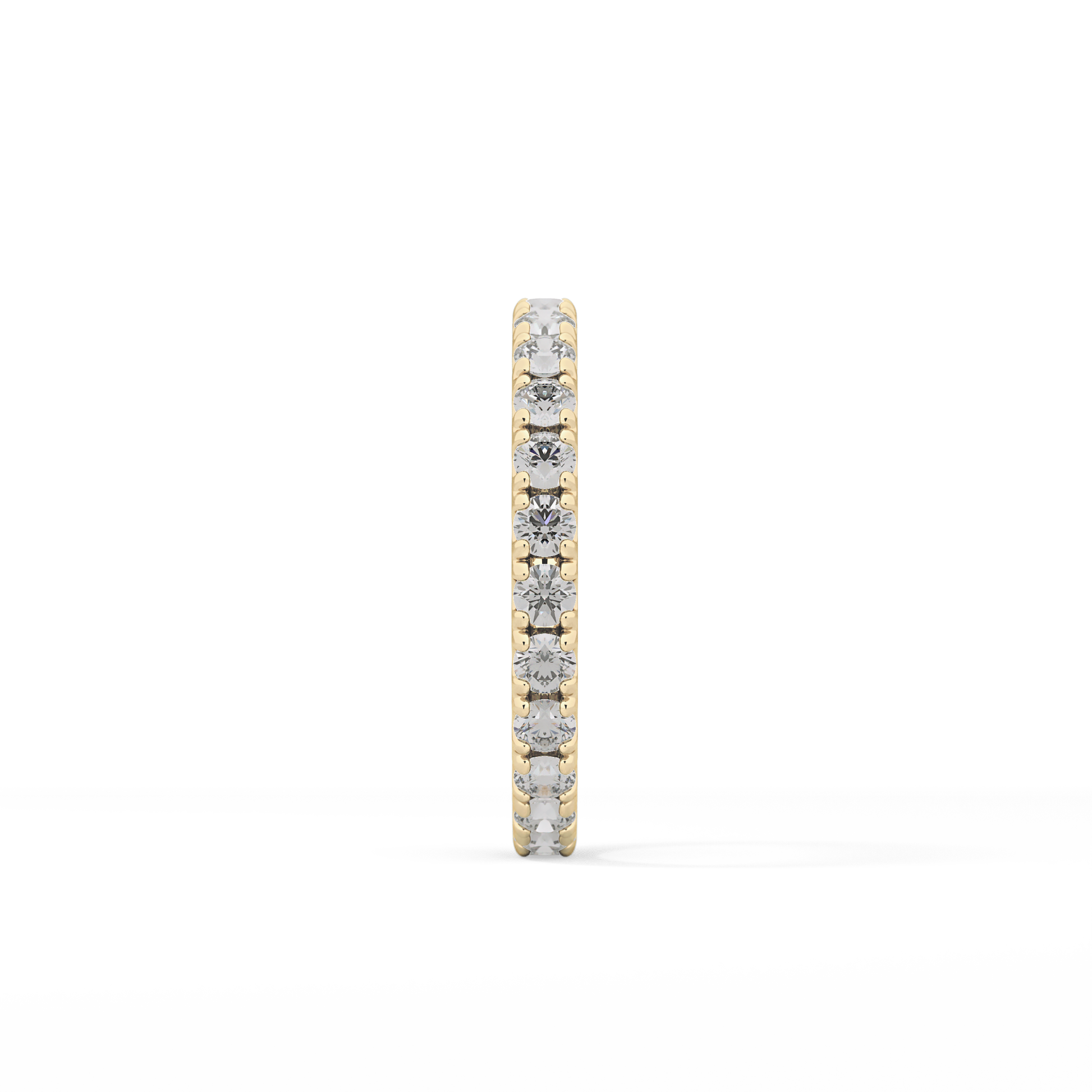 0.84 TCW Round Lab Grown Diamond Wedding Band