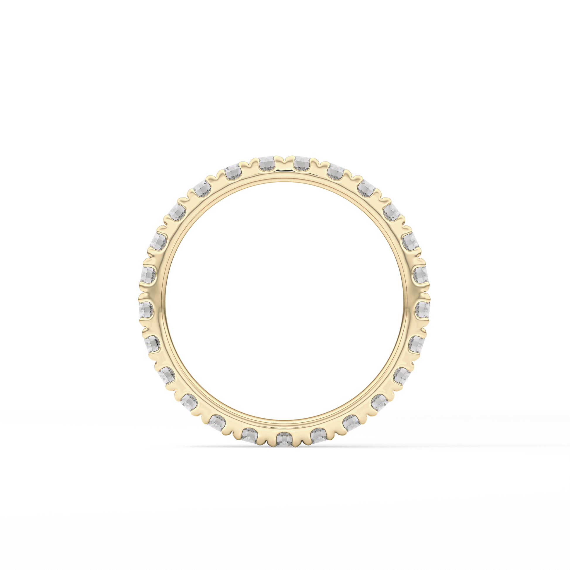 0.84 TCW Round Lab Grown Diamond Wedding Band
