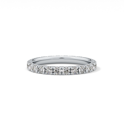 0.84 TCW Round Lab Grown Diamond Wedding Band