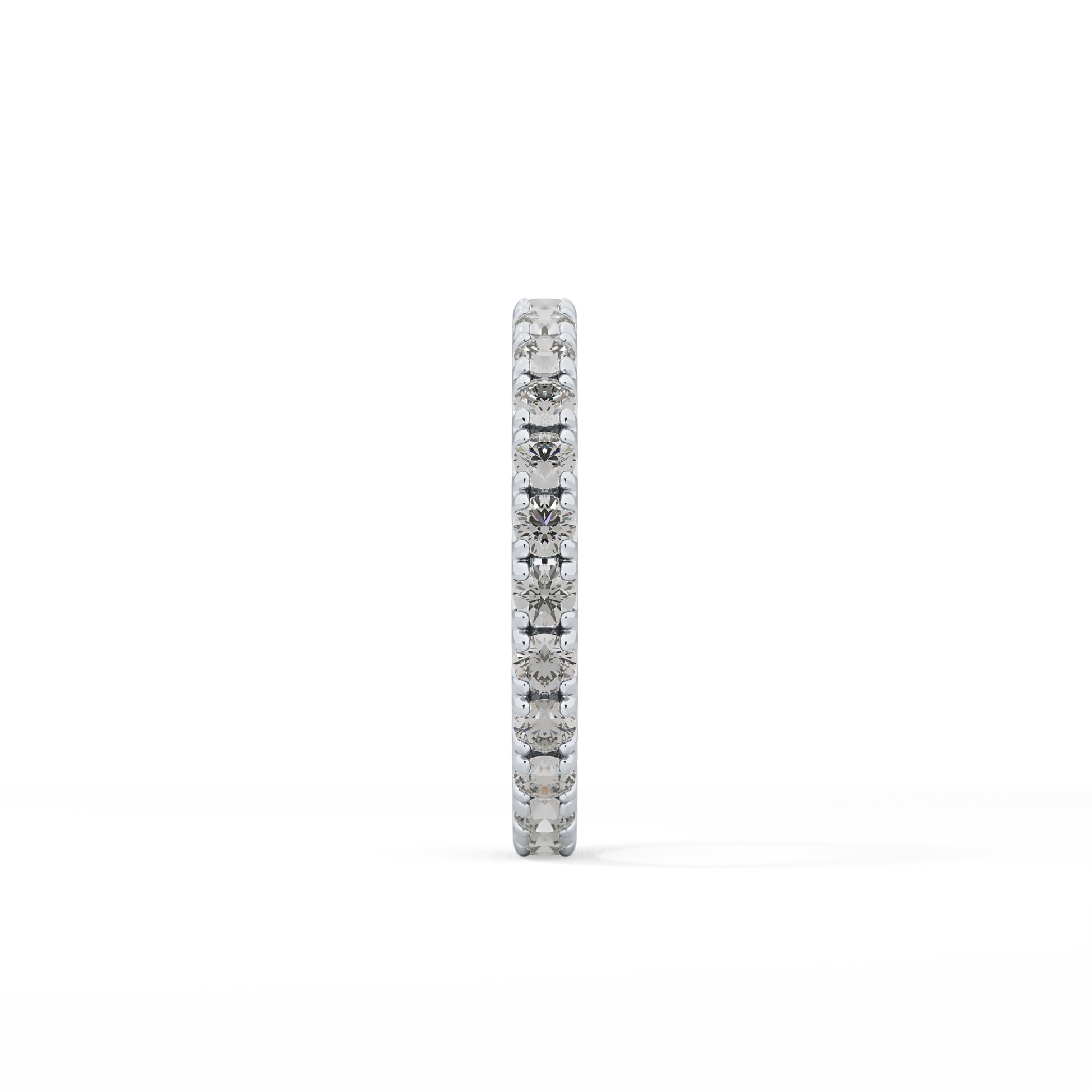 0.84 TCW Round Lab Grown Diamond Wedding Band