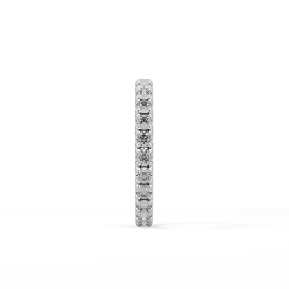 0.84 TCW Round Lab Grown Diamond Wedding Band