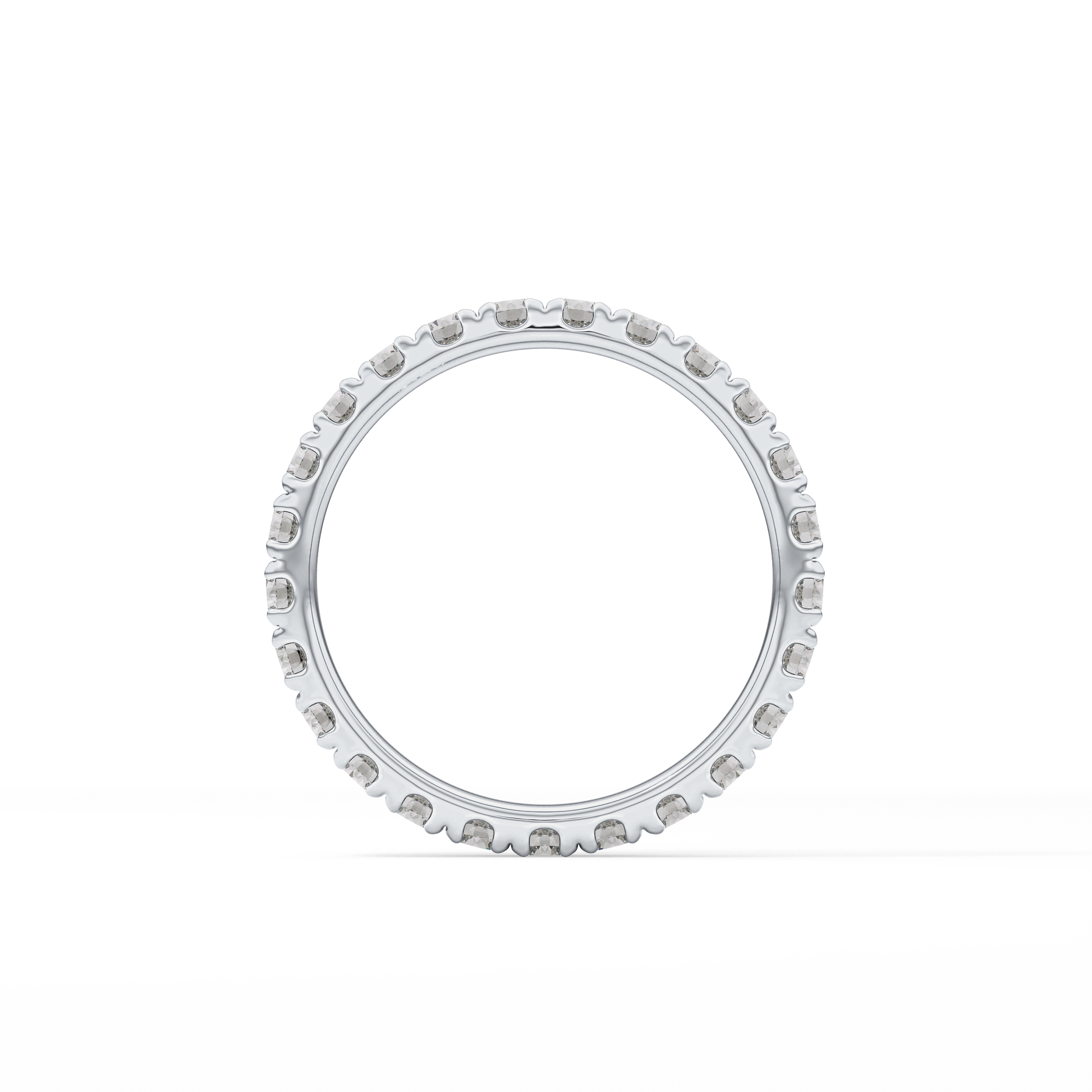 0.84 TCW Round Lab Grown Diamond Wedding Band