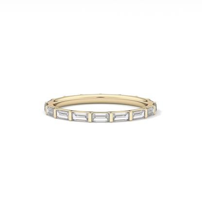 1.02 TCW Baguette Lab Grown Diamond Wedding Band