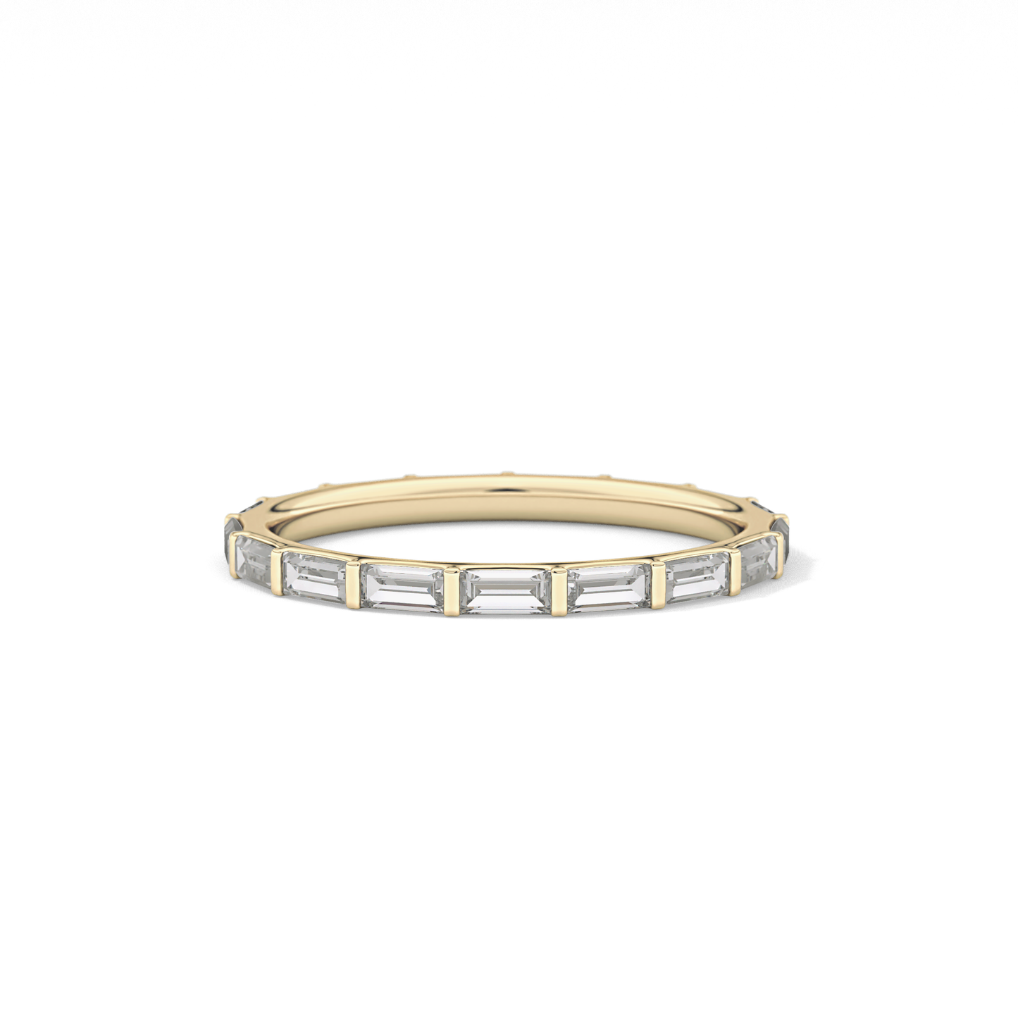 1.02 TCW Baguette Lab Grown Diamond Wedding Band