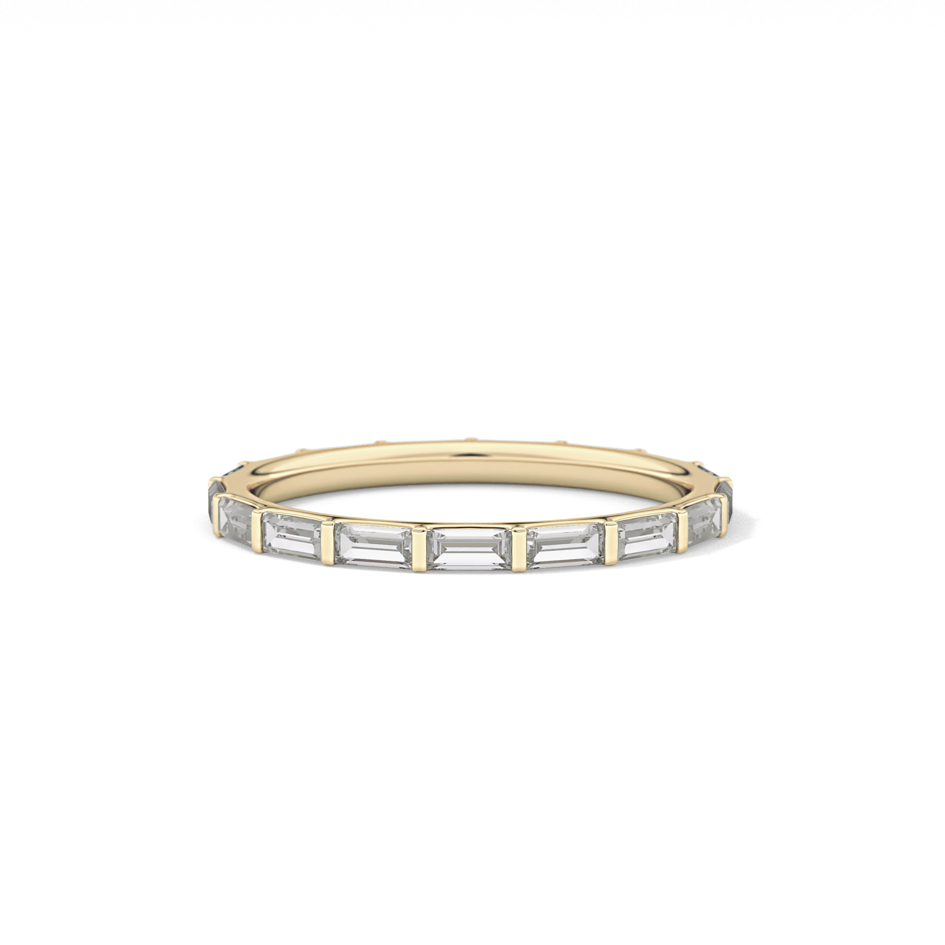 1.02 TCW Baguette Lab Grown Diamond Wedding Band