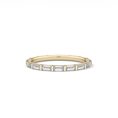 1.02 TCW Baguette Lab Grown Diamond Wedding Band