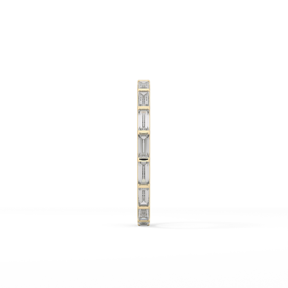 1.02 TCW Baguette Lab Grown Diamond Wedding Band