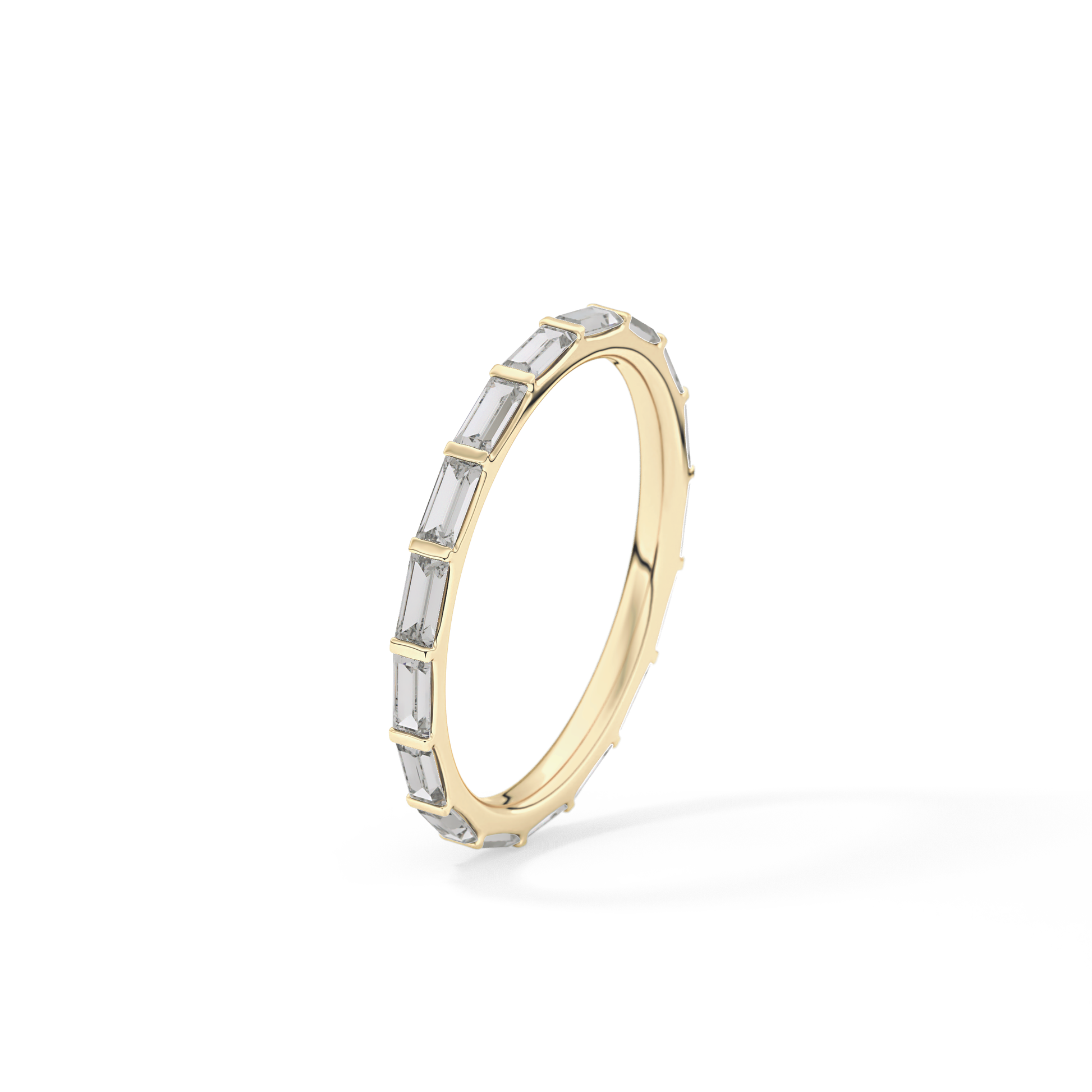 1.02 TCW Baguette Lab Grown Diamond Wedding Band