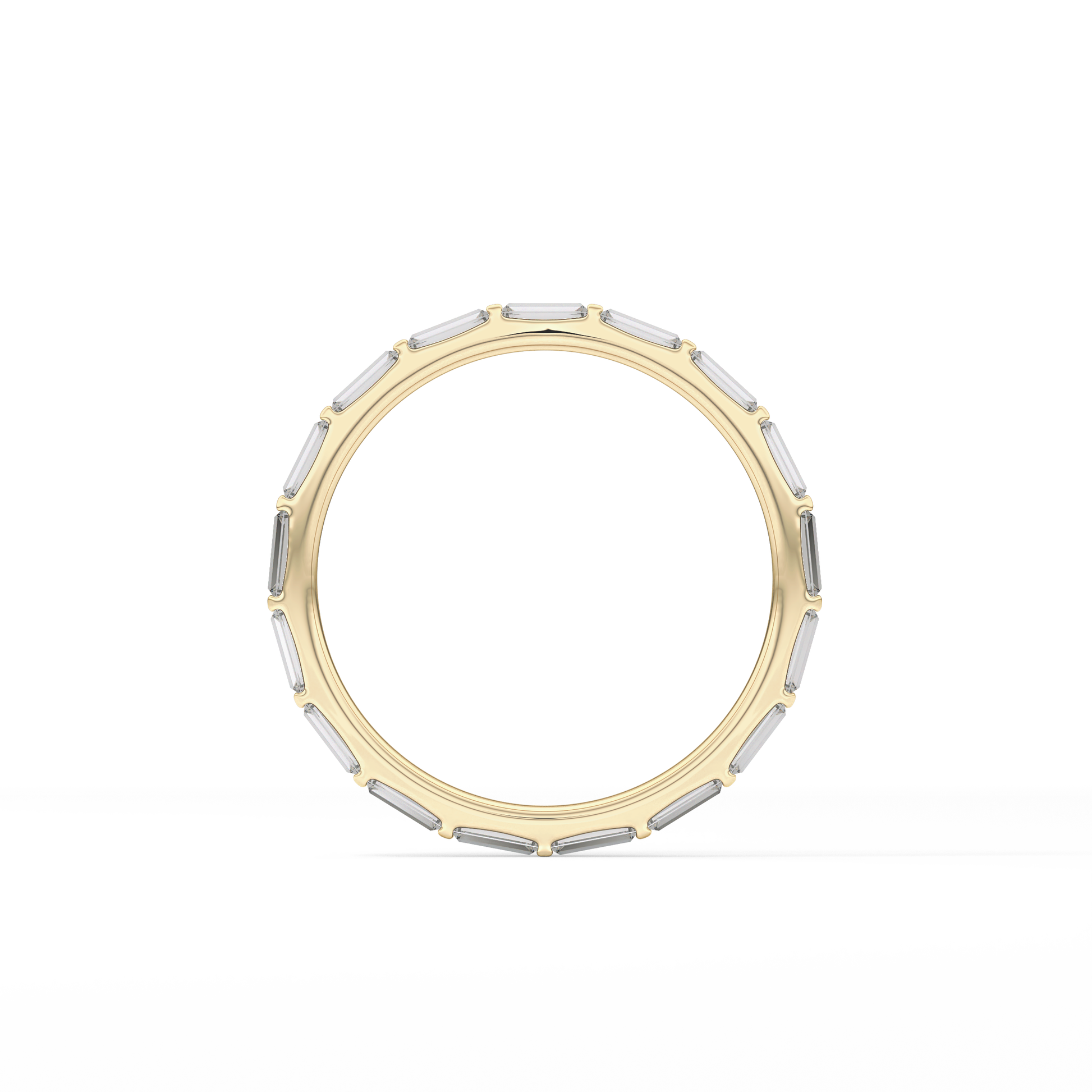 1.02 TCW Baguette Lab Grown Diamond Wedding Band