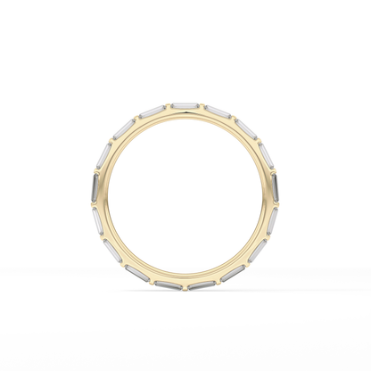 1.02 TCW Baguette Lab Grown Diamond Wedding Band
