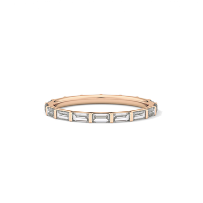 1.02 TCW Baguette Lab Grown Diamond Wedding Band