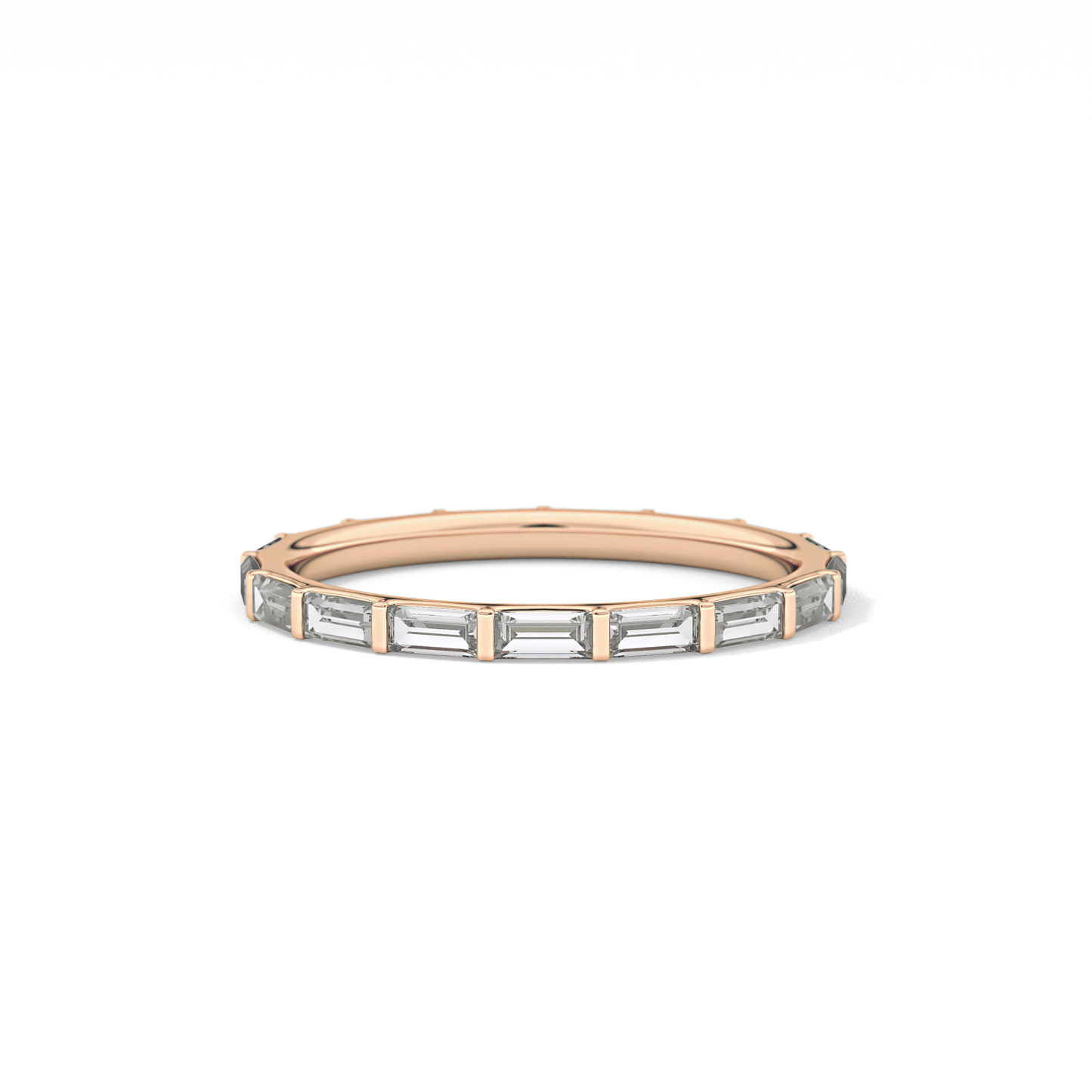1.02 TCW Baguette Lab Grown Diamond Wedding Band