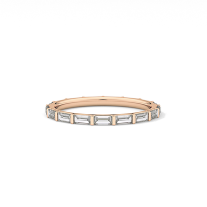 1.02 TCW Baguette Lab Grown Diamond Wedding Band