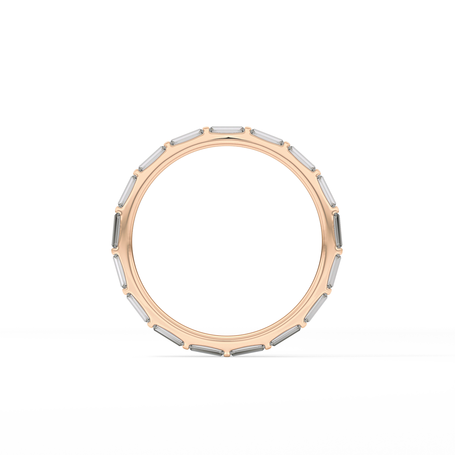 1.02 TCW Baguette Lab Grown Diamond Wedding Band