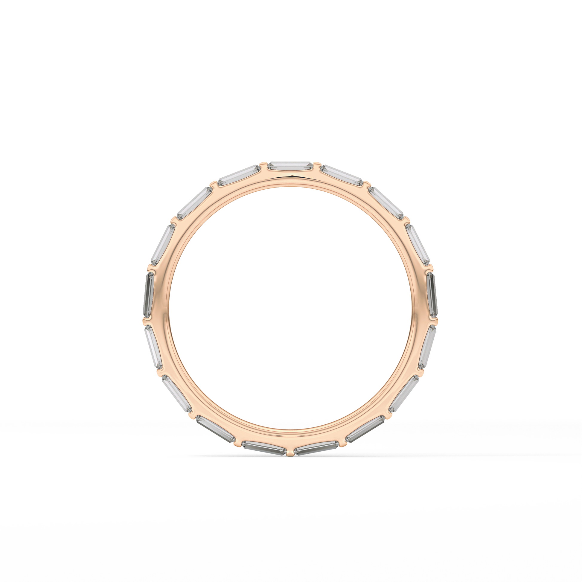 1.02 TCW Baguette Lab Grown Diamond Wedding Band
