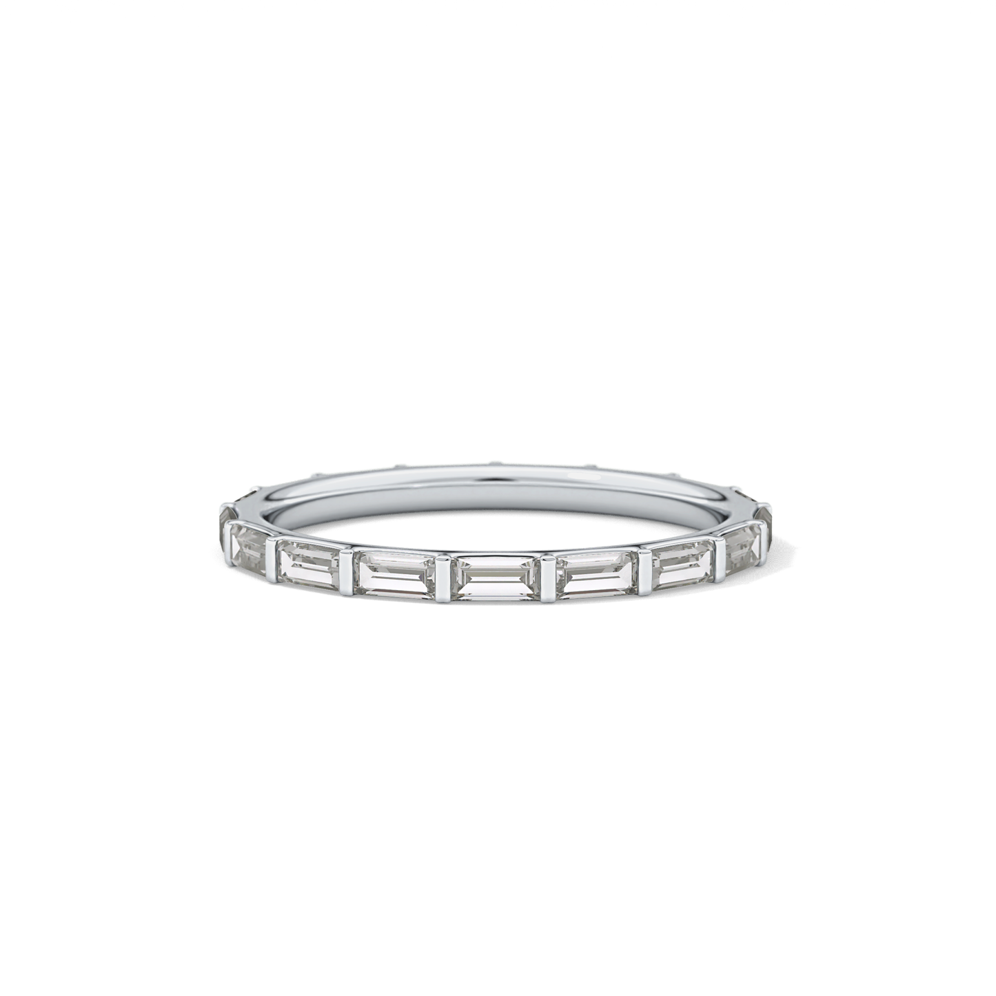 1.02 TCW Baguette Lab Grown Diamond Wedding Band